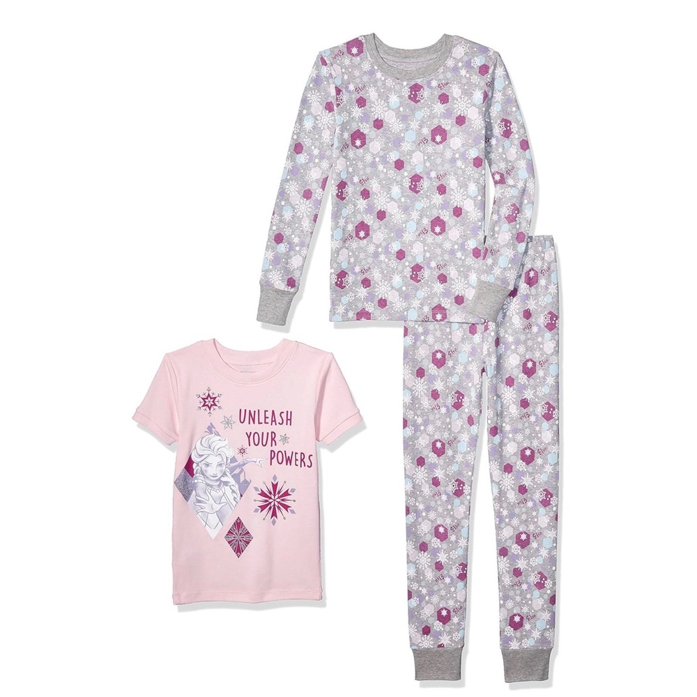 Amazon Essentials Disney Frozen 2/Snowflake Girls' Pajama Set NIP size 10 cotton